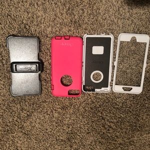 Pink otter box and clip